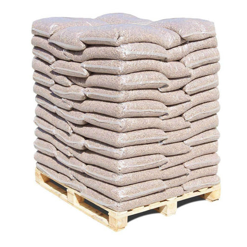 Granulés de bois DIN Plus – 75 sacs x 10 kg (750 kg)