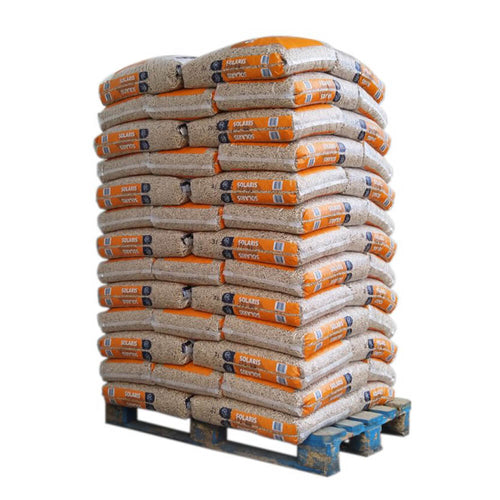 Pellet Solaris – Palette 65 sacs x 15 kg (DIN Plus & EN Plus A1)
